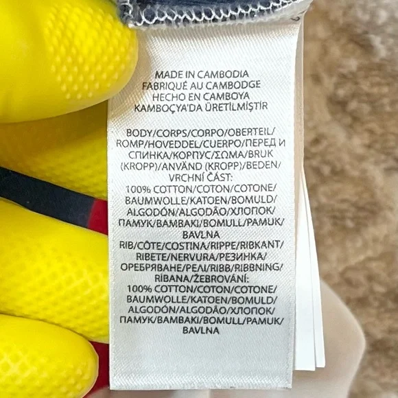 Polo Ralph Lauren Colorblock Polo Shirt White/Red/Navy Size L - Picture 4 of 8